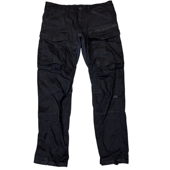 G Star Raw Rovic Zip 3D Tapered Cargo Pants Men's 40x33 Y2K Streetwear - Picture 1 of 11